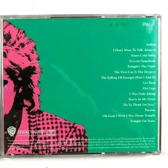 CD ROD STEWART Storyteller Disc 3 1990 15 Track To Love Somebody Get Back - Picture 6 of 9